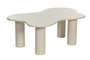 Hanah Home Bloom Juego de Mesas de Café - Crema